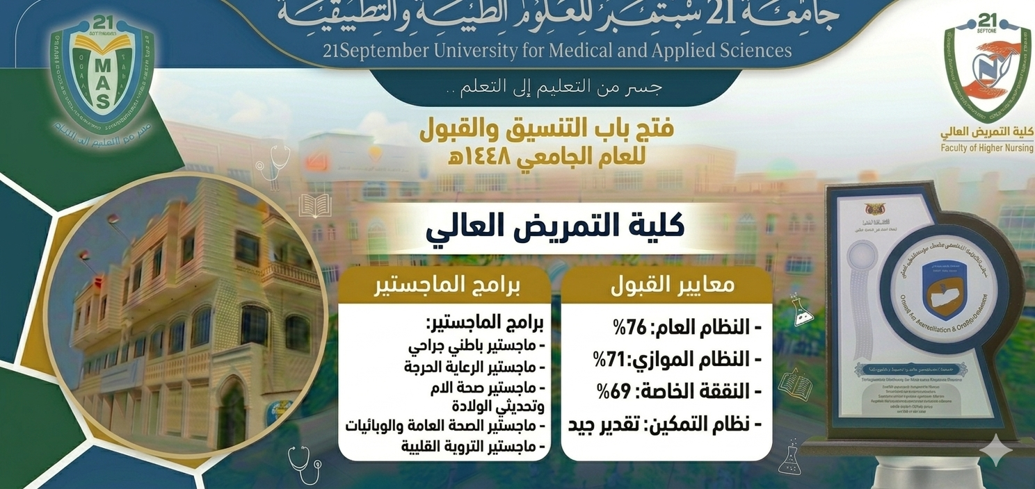 فتح باب التنسيق والقبول للعام الجامعي 1448هـ